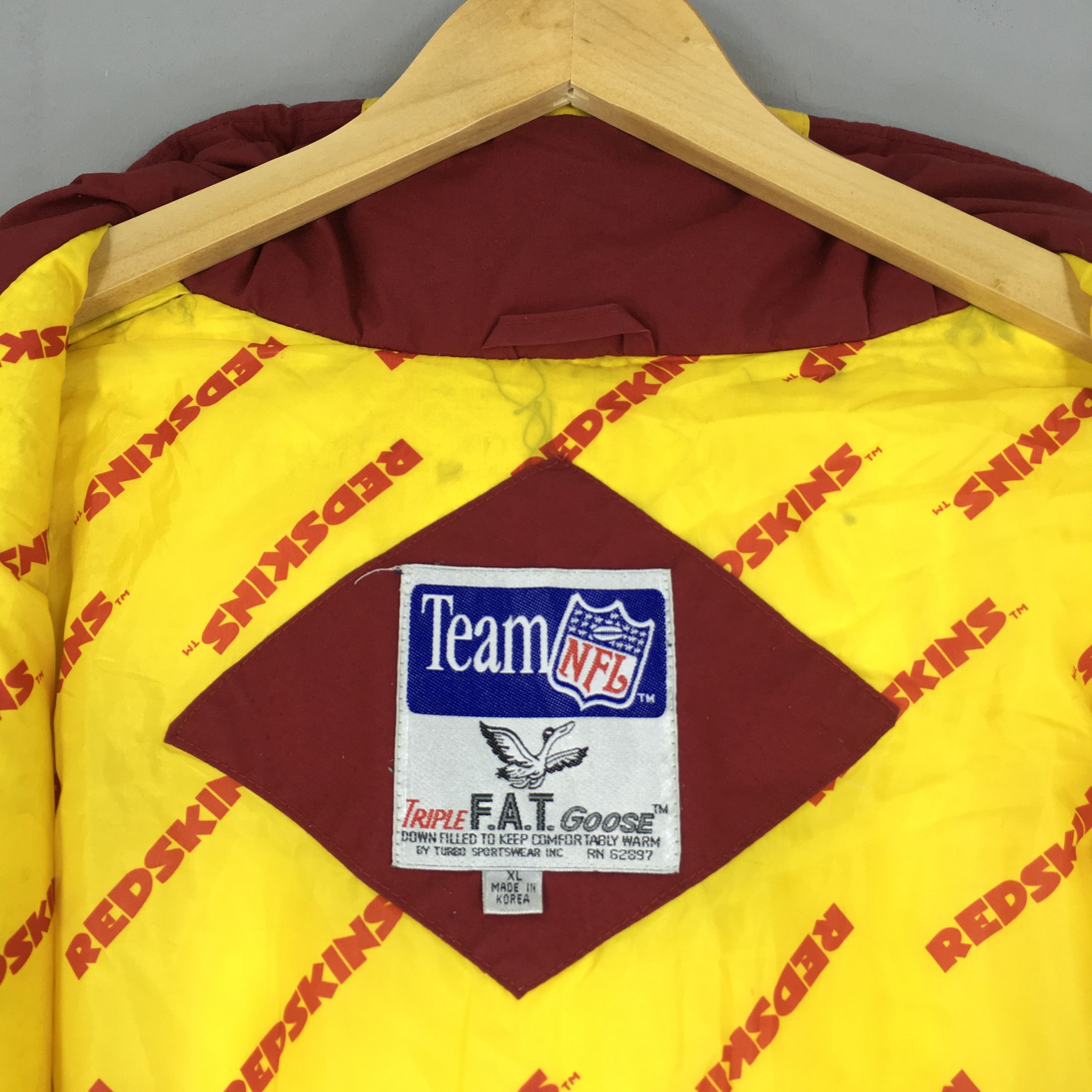 NFL Vintage Washington Redskins NFL Bomber Hoodie Jacket XLarge Size US XL / EU 56 / 4 - 8 Thumbnail