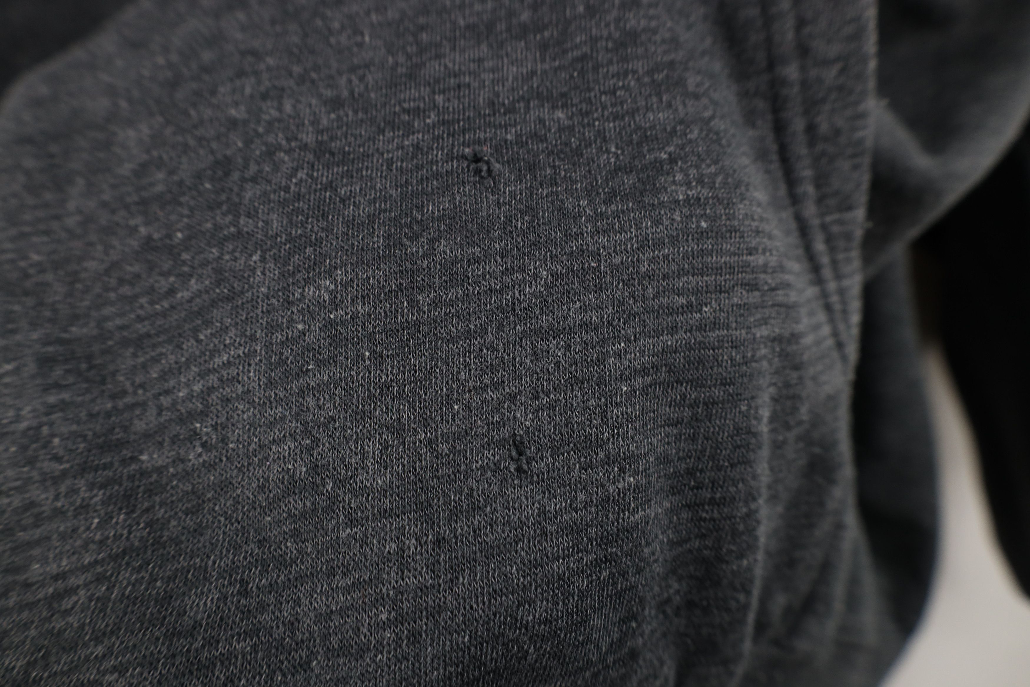 Vintage Vintage 90s Streetwear Blank Hoodie Sweatshirt Charcoal Gray Size US XXL / EU 58 / 5 - 6 Thumbnail