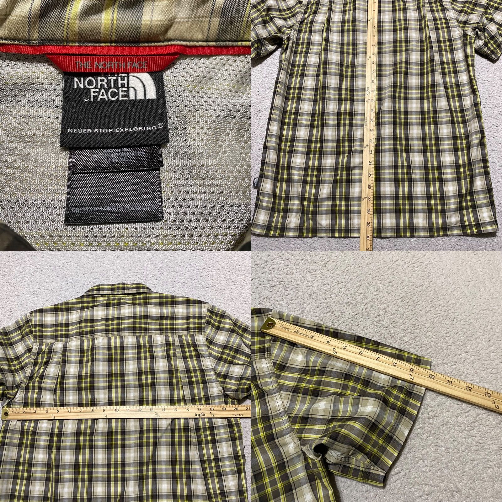 The North Face 2077-Vintage Nike Shirt - Military Green Plaid Size US S / EU 44-46 / 1 - 8 Thumbnail