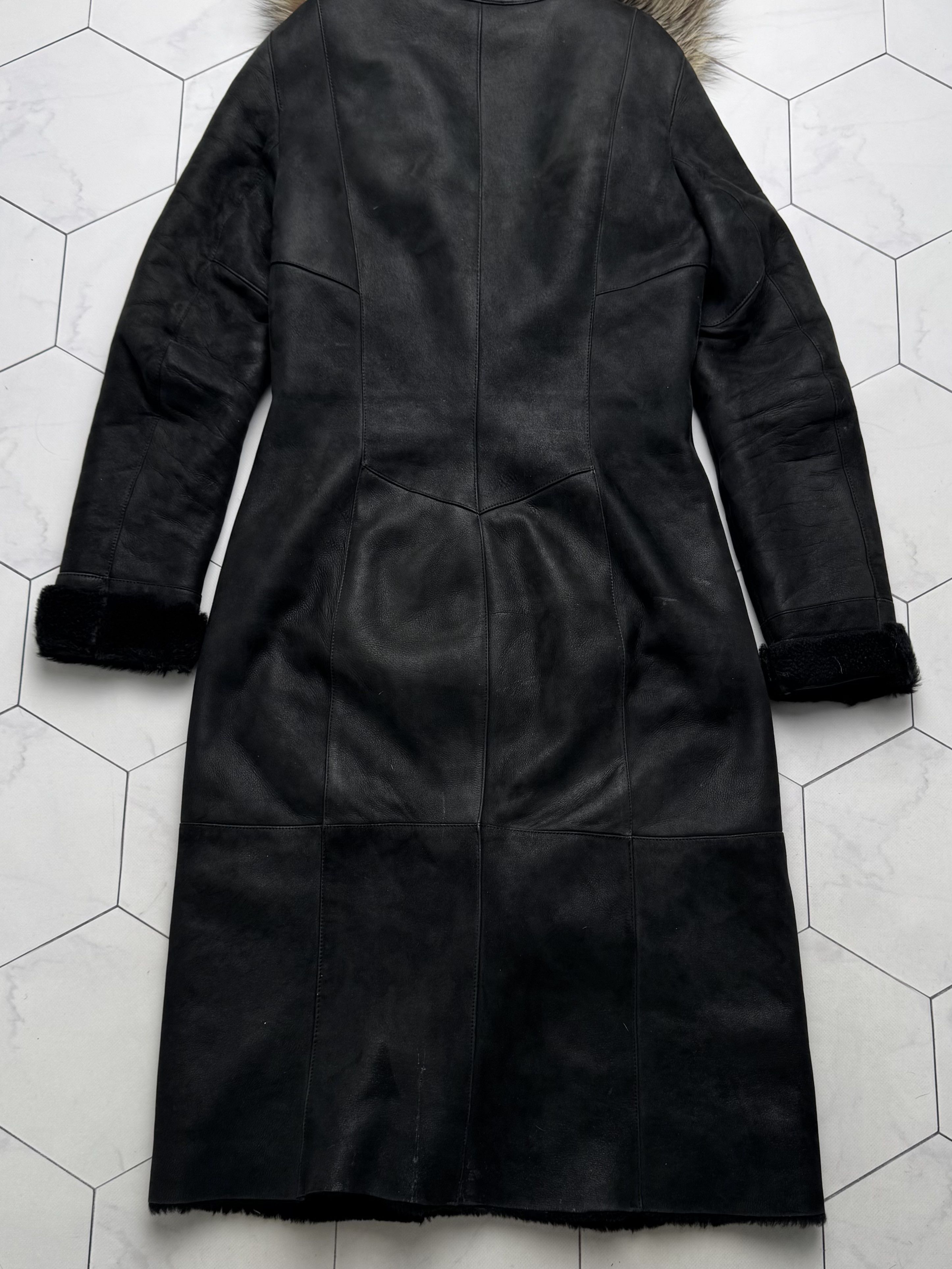 Vintage Vintage Real Lambskin Hooded Coat(B409)E2D15 Size S / US 4 / IT 40 - 19 Thumbnail