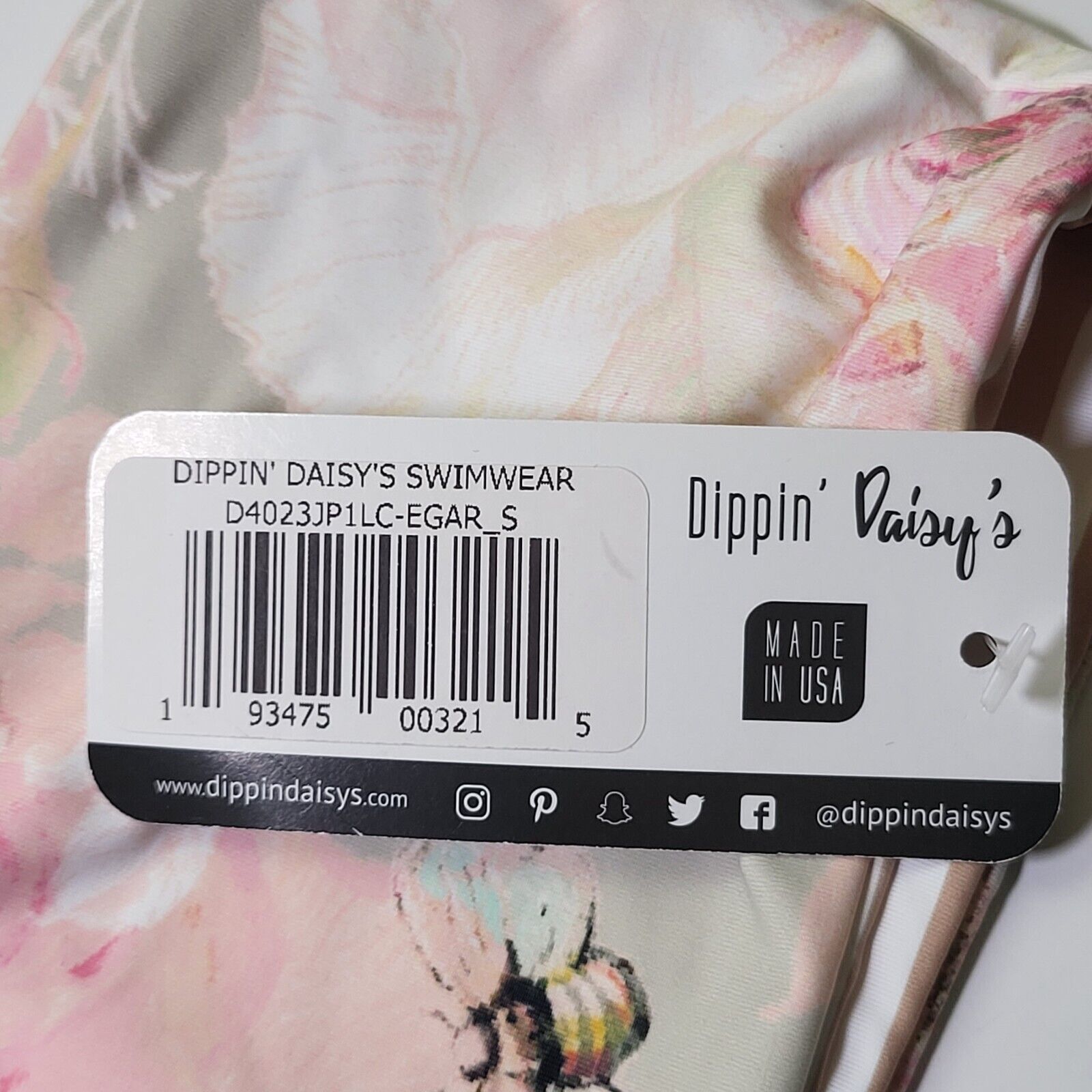 Other NWT DIPPIN DAISY'S Bandeau Bikini Top Made in USA Size S Size S / US 4 / IT 40 - 3 Thumbnail