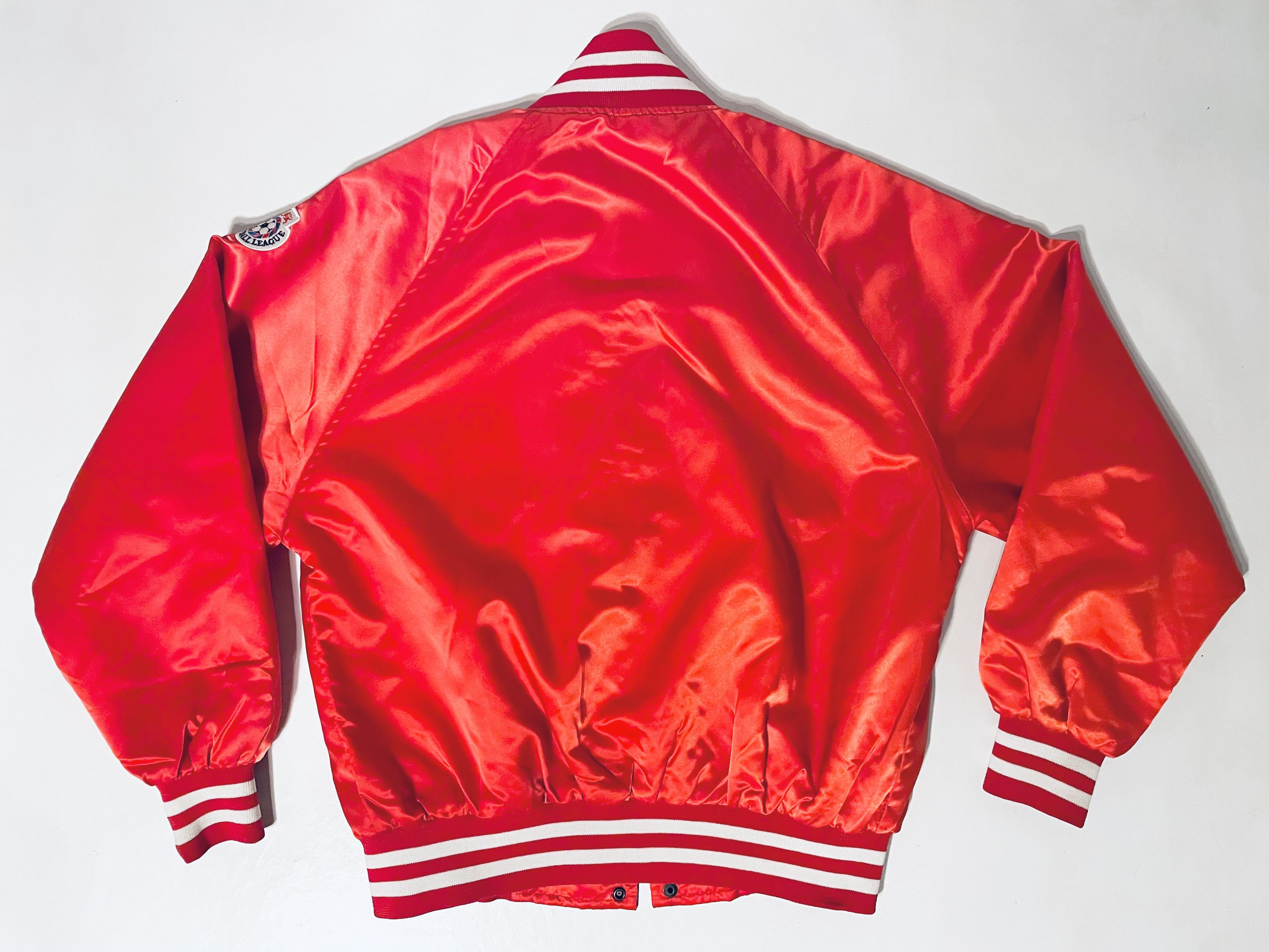 Vintage Liverpool Football League 1989 - 1992 Bomber Varsity Jacket Size US L / EU 52-54 / 3 - 4 Thumbnail