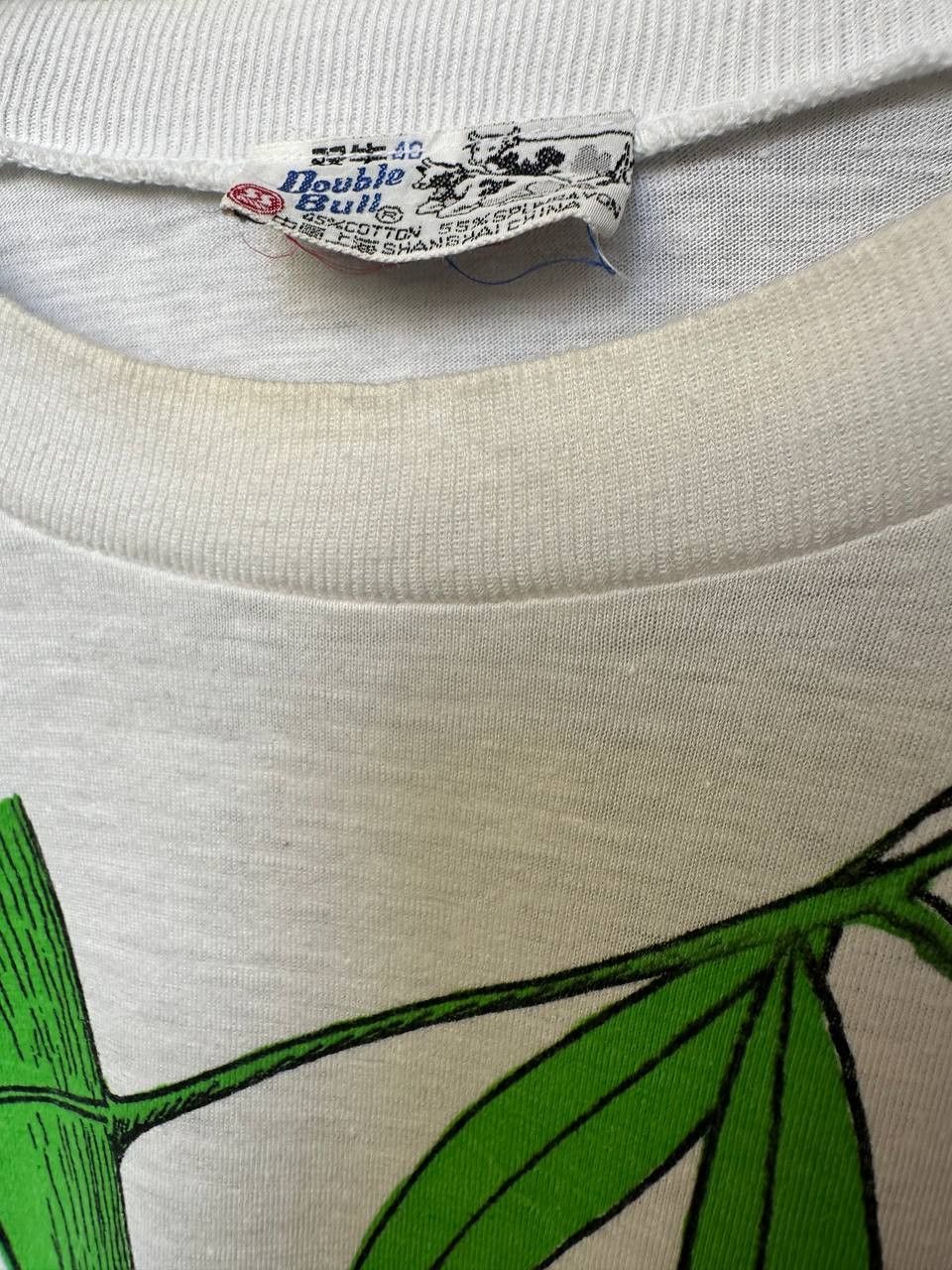 Vintage St. Lucia Parrot Bamboo Graphic Tee by Double Bull 80s/90s Size US S / EU 44-46 / 1 - 9 Thumbnail