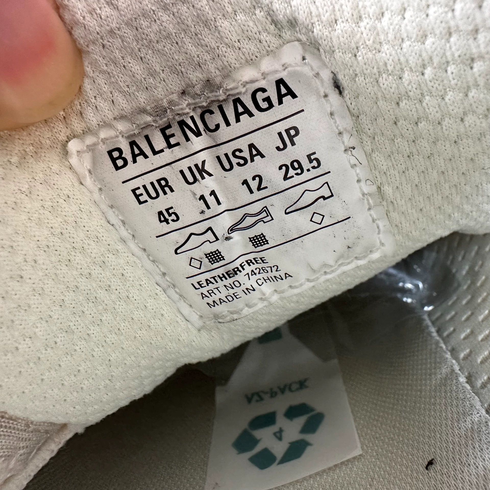 Balenciaga Balenciaga 3XL Round Toe Platform Mule Men's Beige 45 Size US 12 / EU 45 - 5 Thumbnail