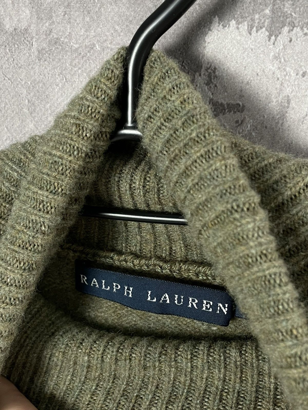 Ralph Lauren Ralph Lauren Women's Cable Knit Khaki Sweater Dress Size S / US 4 / IT 40 - 8 Thumbnail