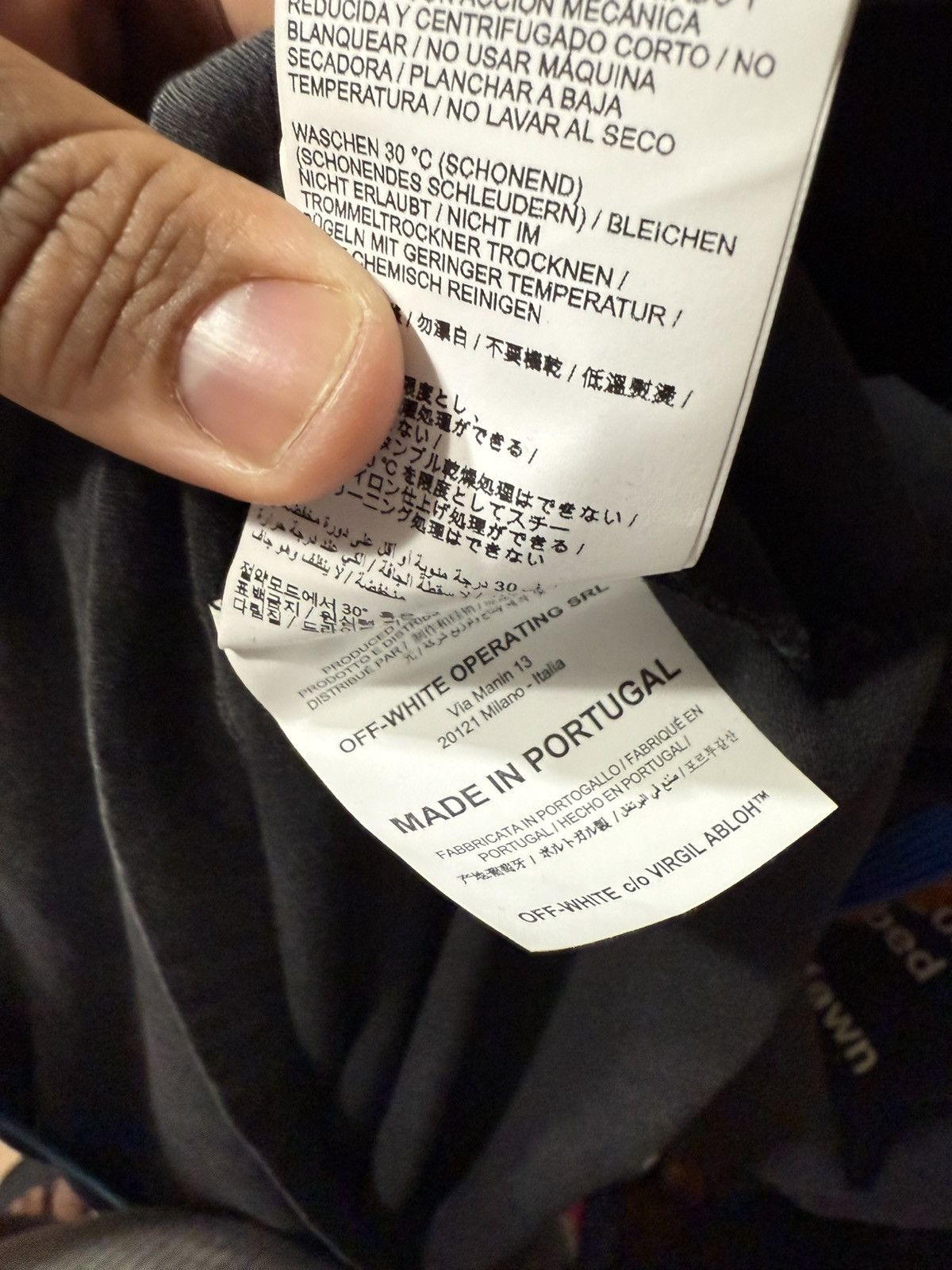 Off-White Off-White Pictogram Double Tee Hoodie Size Small Size US S / EU 44-46 / 1 - 8 Thumbnail