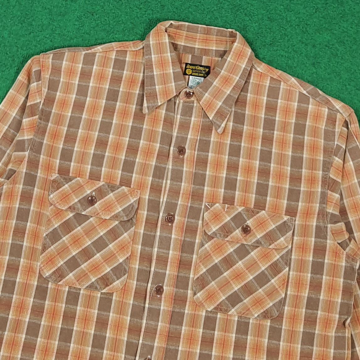 Sugar Cane Vintage Sugar Cane Japan Flannel Button Up Shirt C294N42 Size US M / EU 48-50 / 2 - 2 Thumbnail