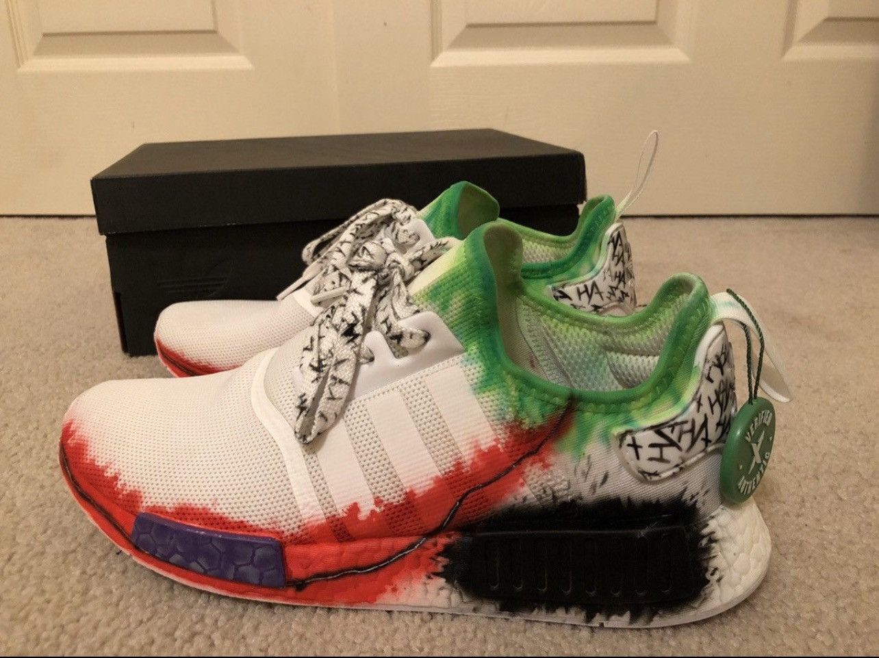 Adidas Custom joke NMD Size US 10 / EU 43 - 1 Thumbnail