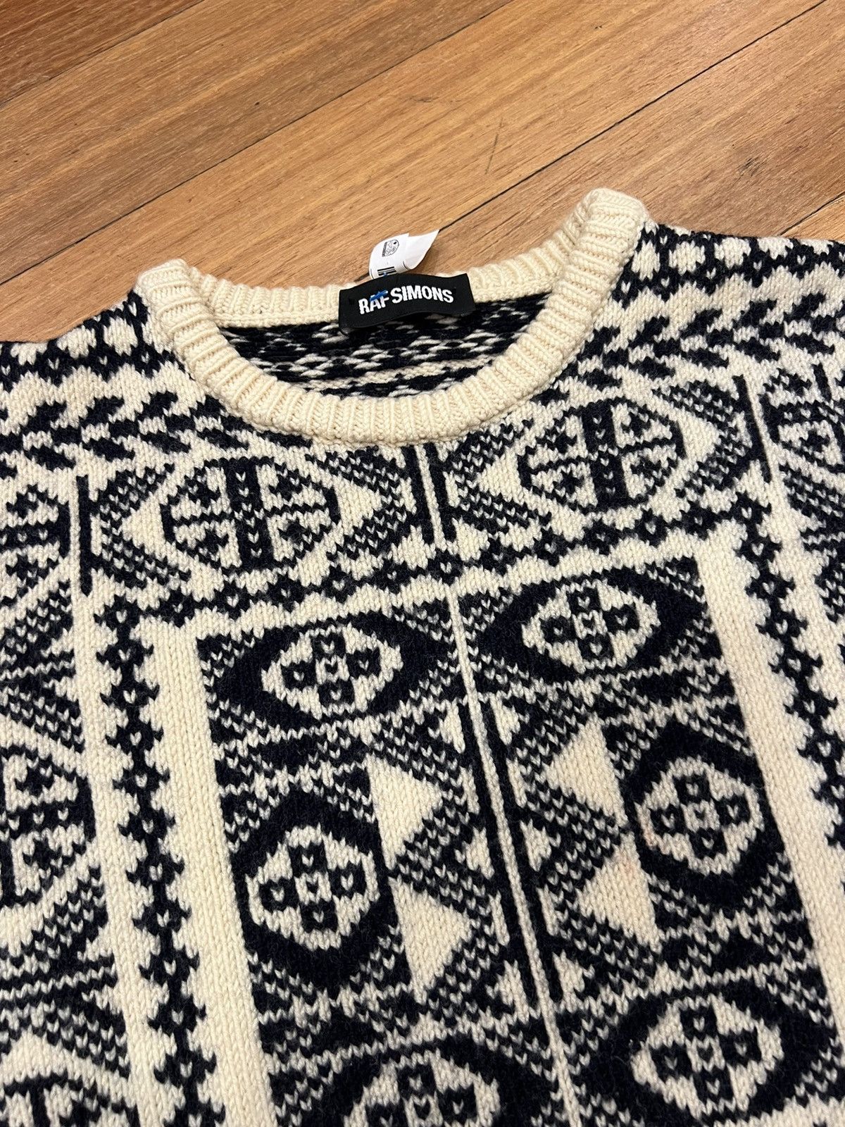 Raf Simons Raf Simon’s knit sweater Aztec Size US M / EU 48-50 / 2 - 2 Thumbnail