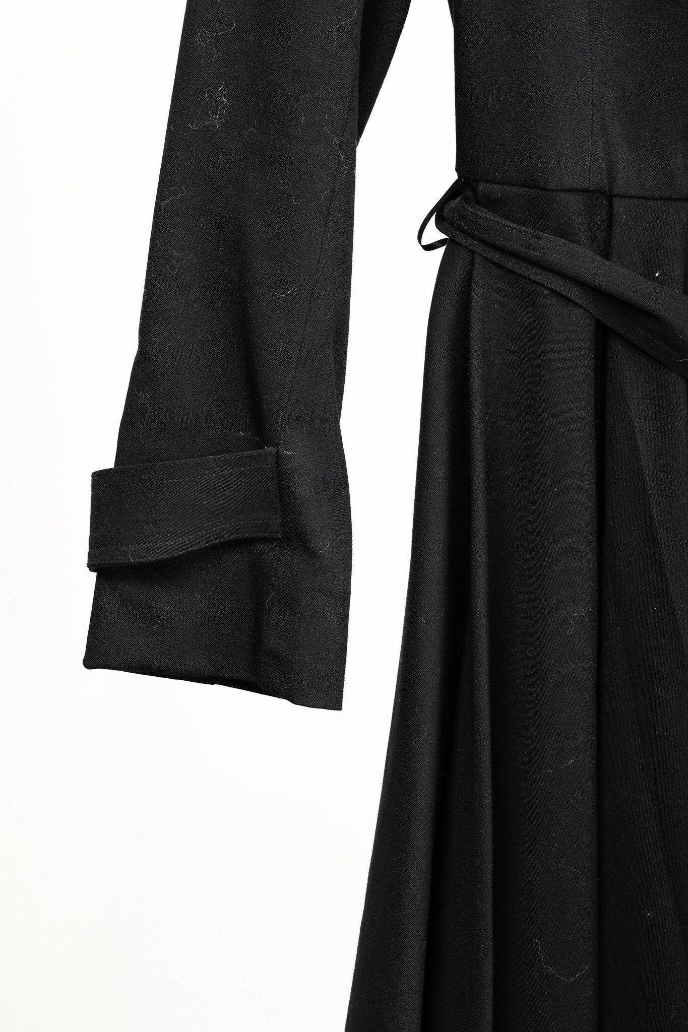 Other Tavan & Mitto Black Full Skirt Trench Coat Size S / US 4 / IT 40 - 9 Thumbnail
