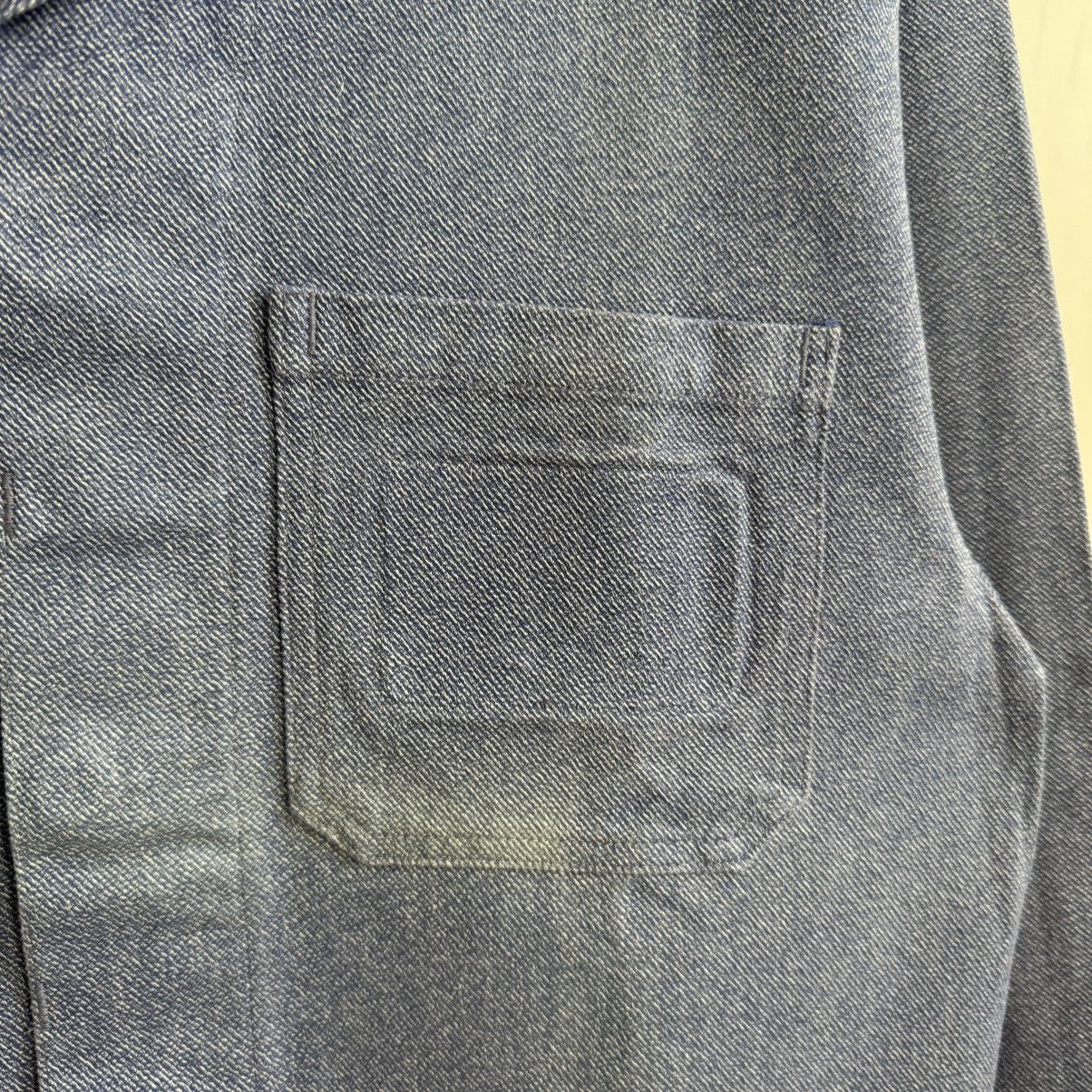 Vintage Vintage faded heavy cotton chore works french jacket Size US L / EU 52-54 / 3 - 9 Thumbnail