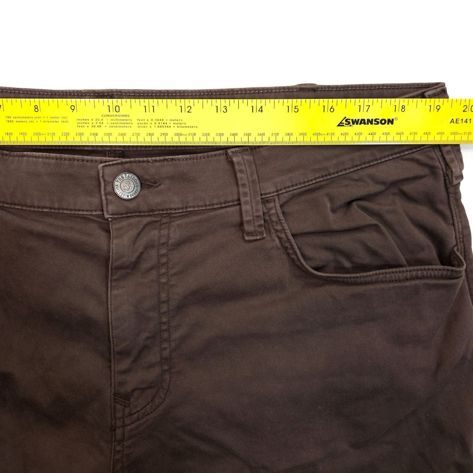 Mavi Mavi Jeans Matt Relaxed Straight Leg Pants Mens 38x32 Brown Size US 38 / EU 54 - 5 Thumbnail