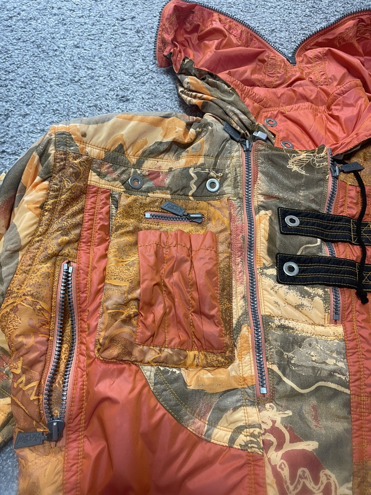 Vintage VINTAGE Y2K RETRO L-AGRESSION RARE ANORAK JACKET SIZE M-L Size US L / EU 52-54 / 3 - 9 Thumbnail