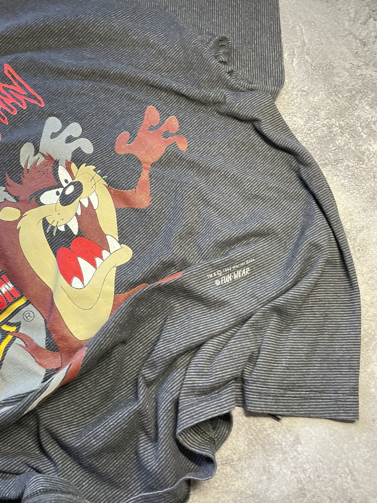 Harley Davidson Vtg 1993 Harley Davidson Tazmanian Taz 90s Tee Size US XXL / EU 58 / 5 - 4 Thumbnail