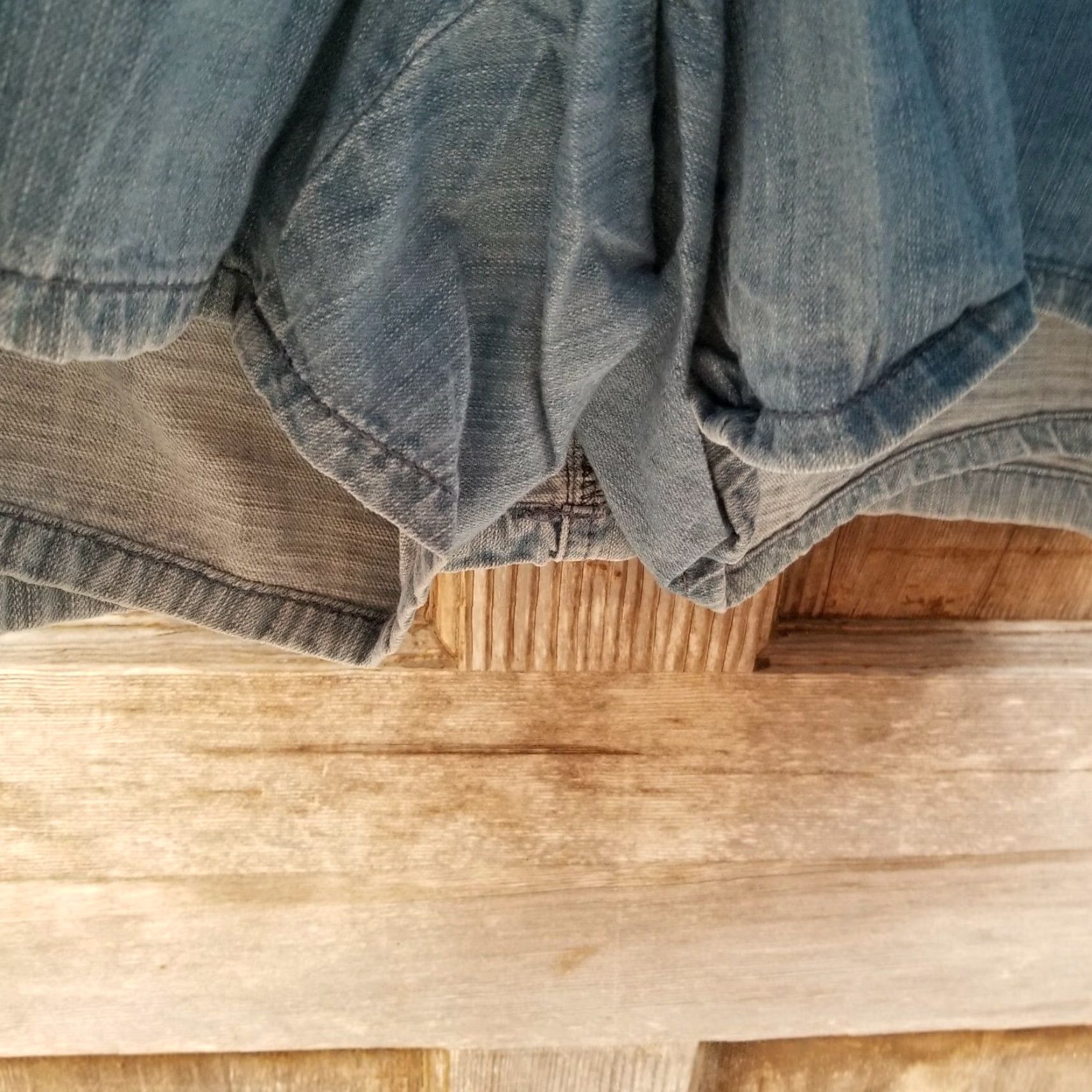 Denime Venezia Denim Stretch Skort Size 24 Women's Regular Blue Cotton Blend Jeans Fabric Denim Stretch Skort RN118641 Womens Size 24 Size 42" / US 20 - 2 Thumbnail