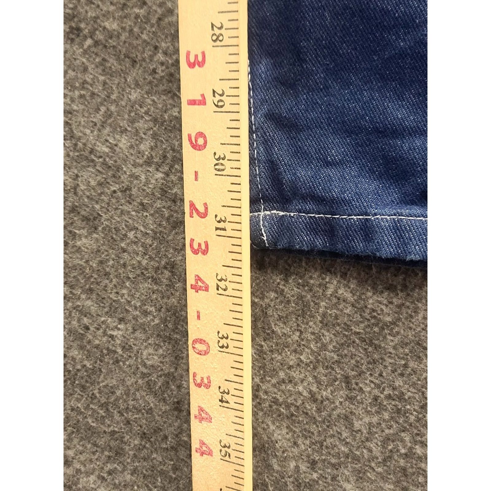 Dickies Genuine Dickies Overall Bibs Mens L 42x31 Regular Fit Denim Blue 90s USA Workwear Gympcore? Size US 33 - 5 Thumbnail