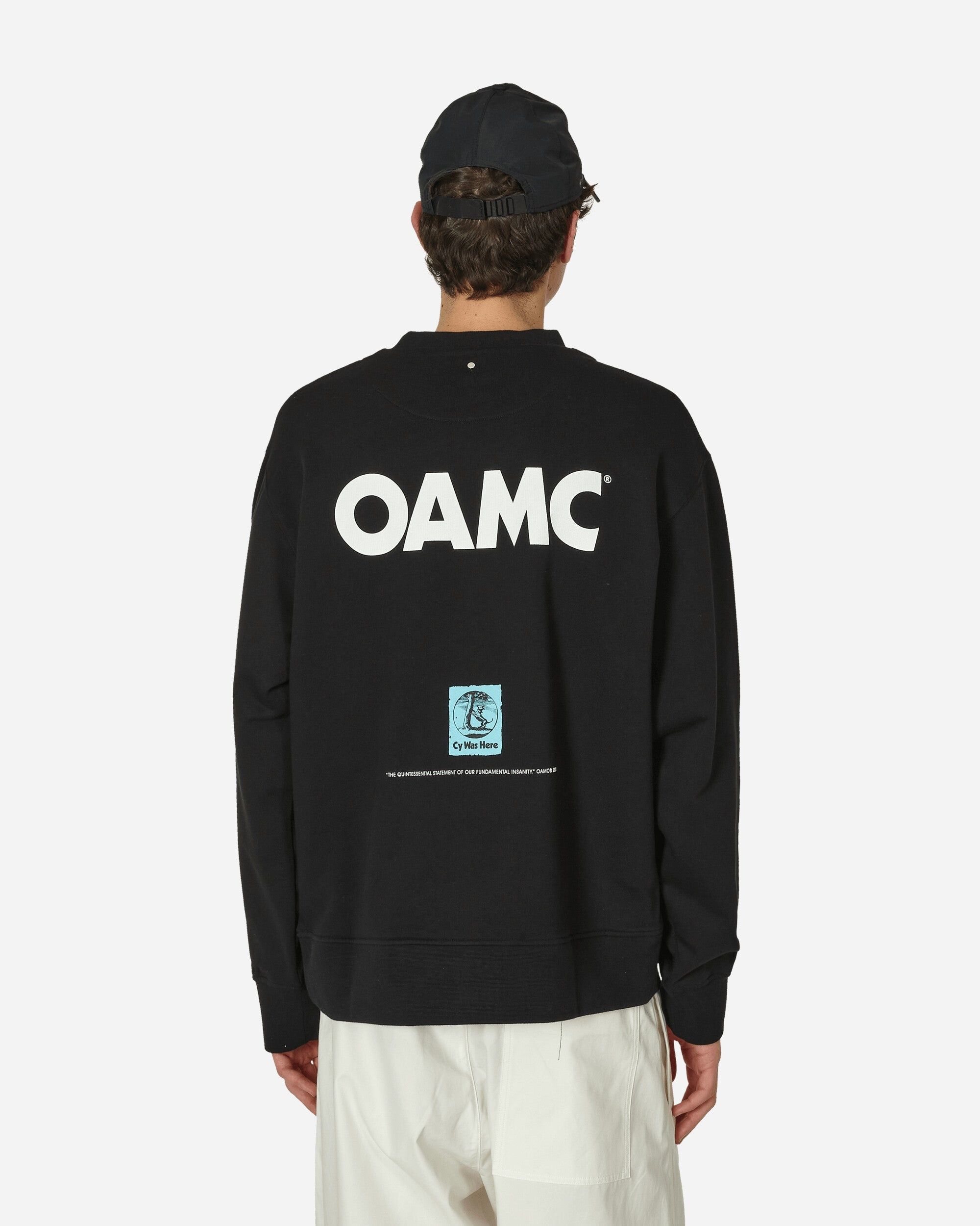 OAMC o1y0225 Logo Crewneck Sweatshirt in Black Size US XS / EU 42 / 0 - 4 Thumbnail