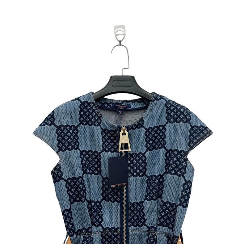 Louis Vuitton Louis Vuitton Presbyopic full-print belted dress Size XS / US 0-2 / IT 36-38 - 4 Thumbnail