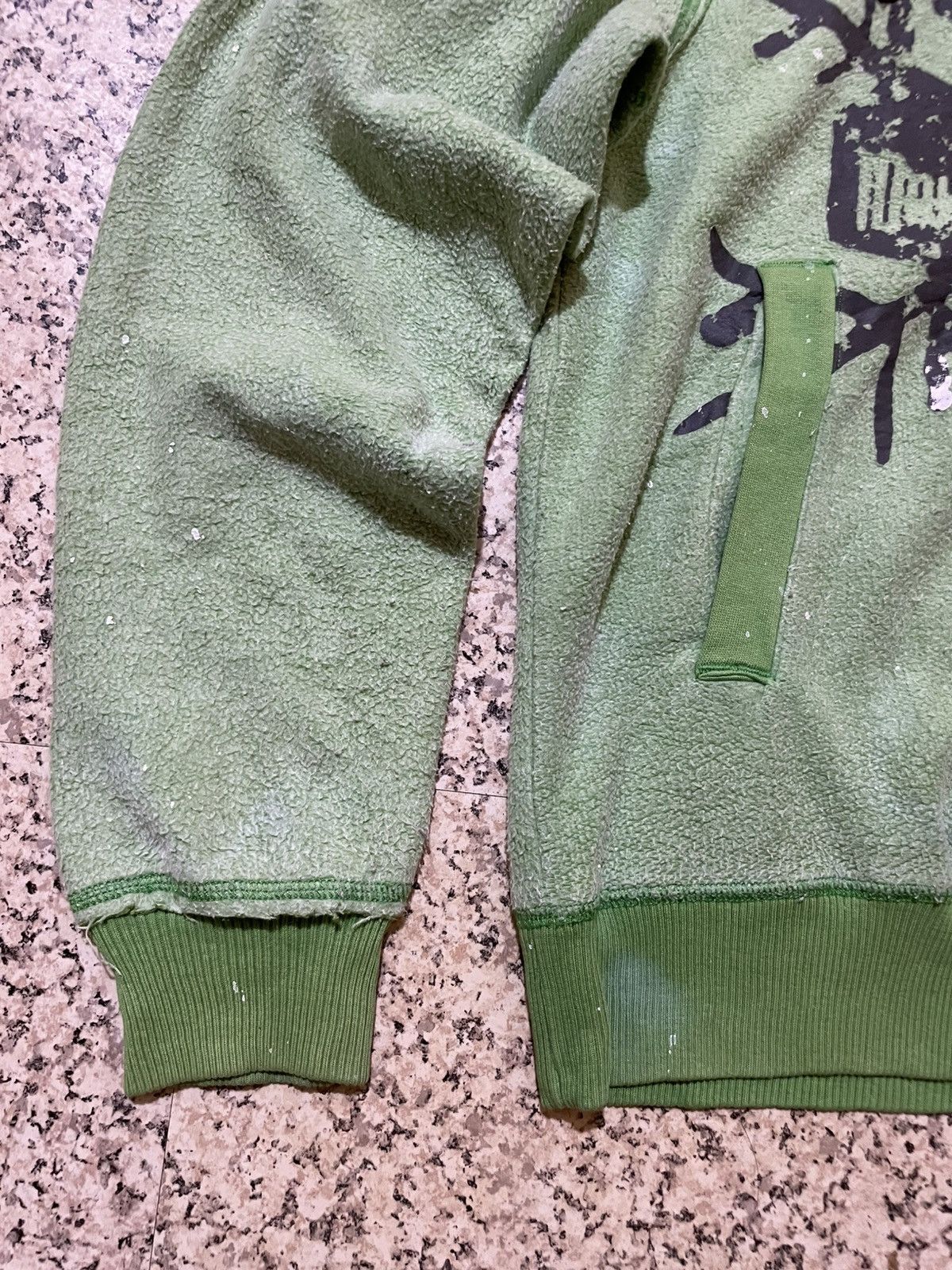 Diesel Vintage Diesel Y2k Grunge Style Distressed Full-Zip Hoodie Size XL / US 12-14 / IT 48-50 - 6 Thumbnail
