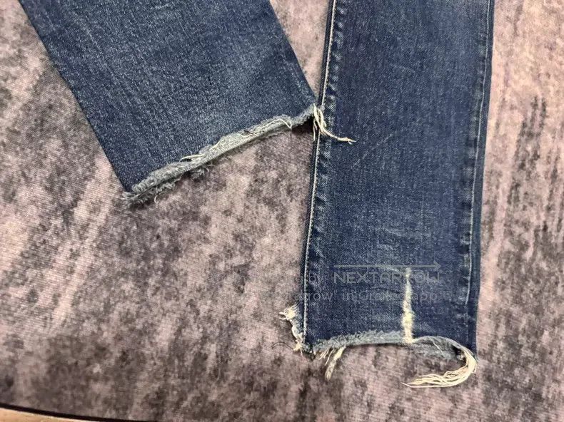 Saint Laurent Paris Saint Laurent Paris Light Blue Ghost Claw Distressed Fring Size US 32 / EU 48 - 5 Thumbnail