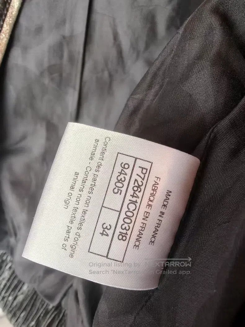 Chanel Chanel Leather jacket Size XXS / US 00 / IT 34 - 3 Thumbnail
