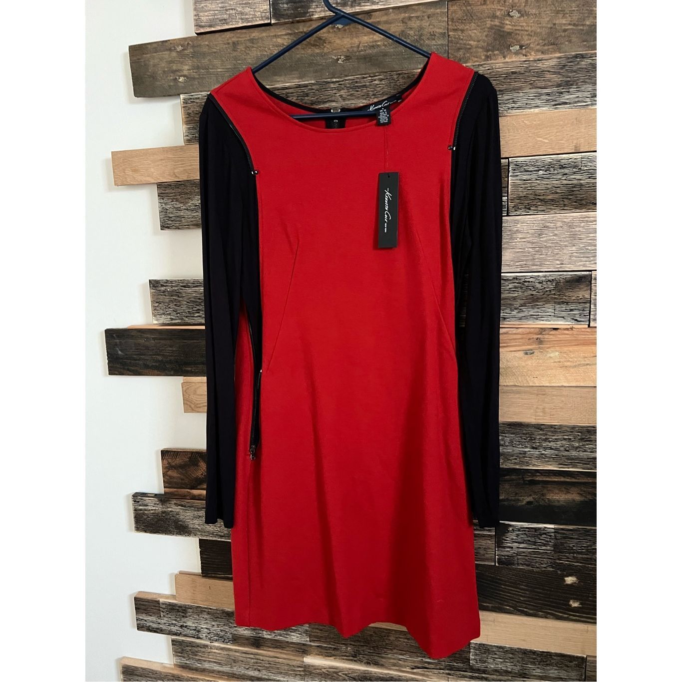 Kenneth Cole KENNETH COLE New York NWT Red Capri Color Block Dress Expose Size M / US 6-8 / IT 42-44 - 1 Thumbnail