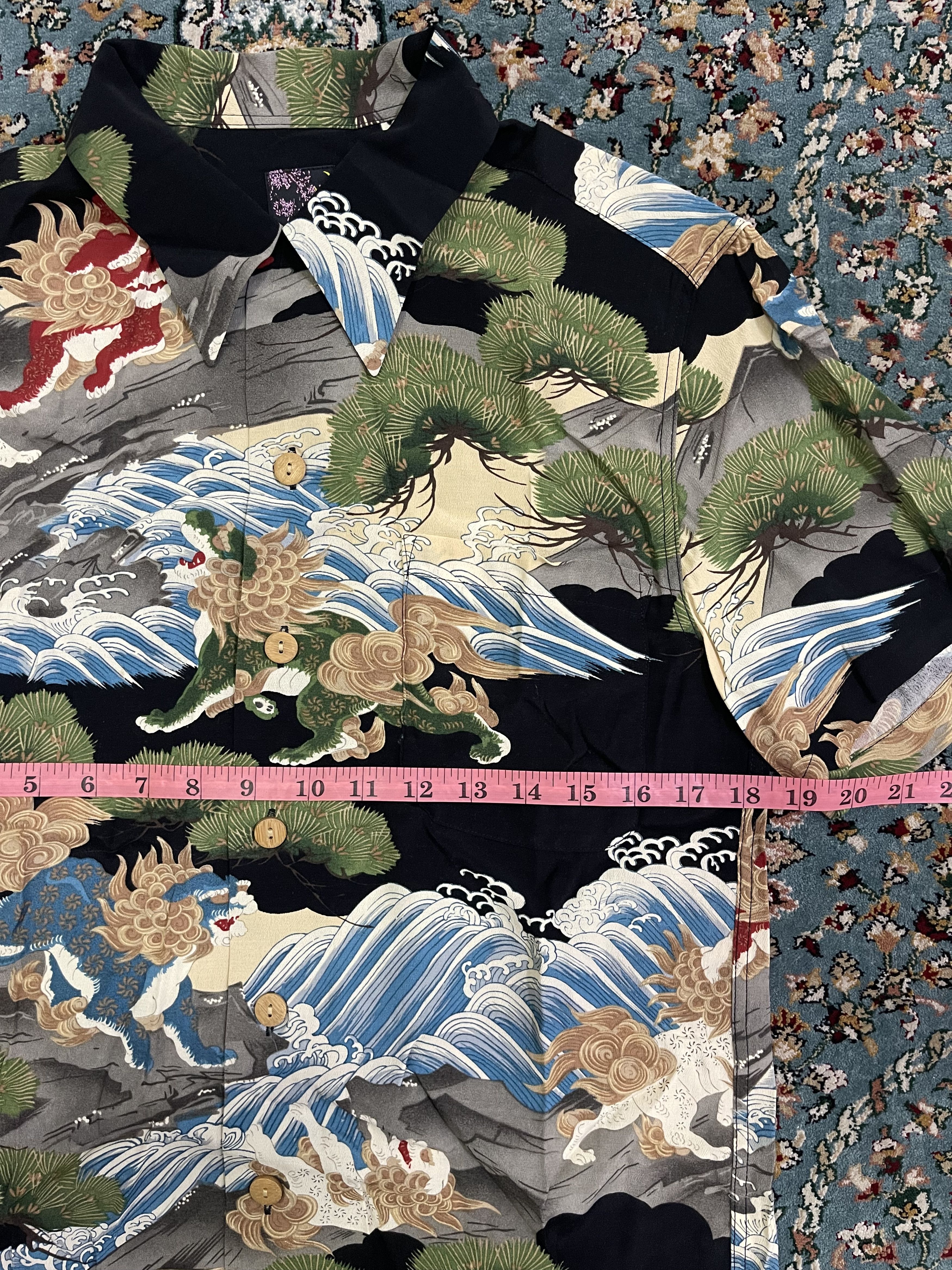 Sun Surf Oniwasoto Aloha Hawaii Yakuza Style Japan Size US M / EU 48-50 / 2 - 7 Thumbnail