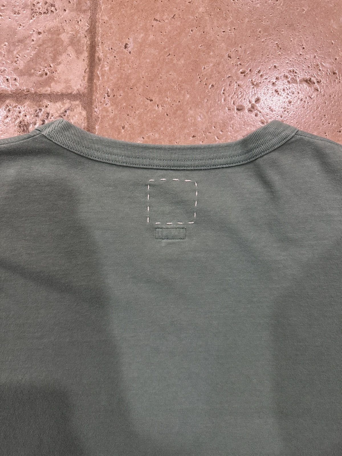 Japanese Brand Visvim Jumpo Amplus Green Pocket Short Sleeve T-Shirt Size US XXL / EU 58 / 5 - 9 Thumbnail