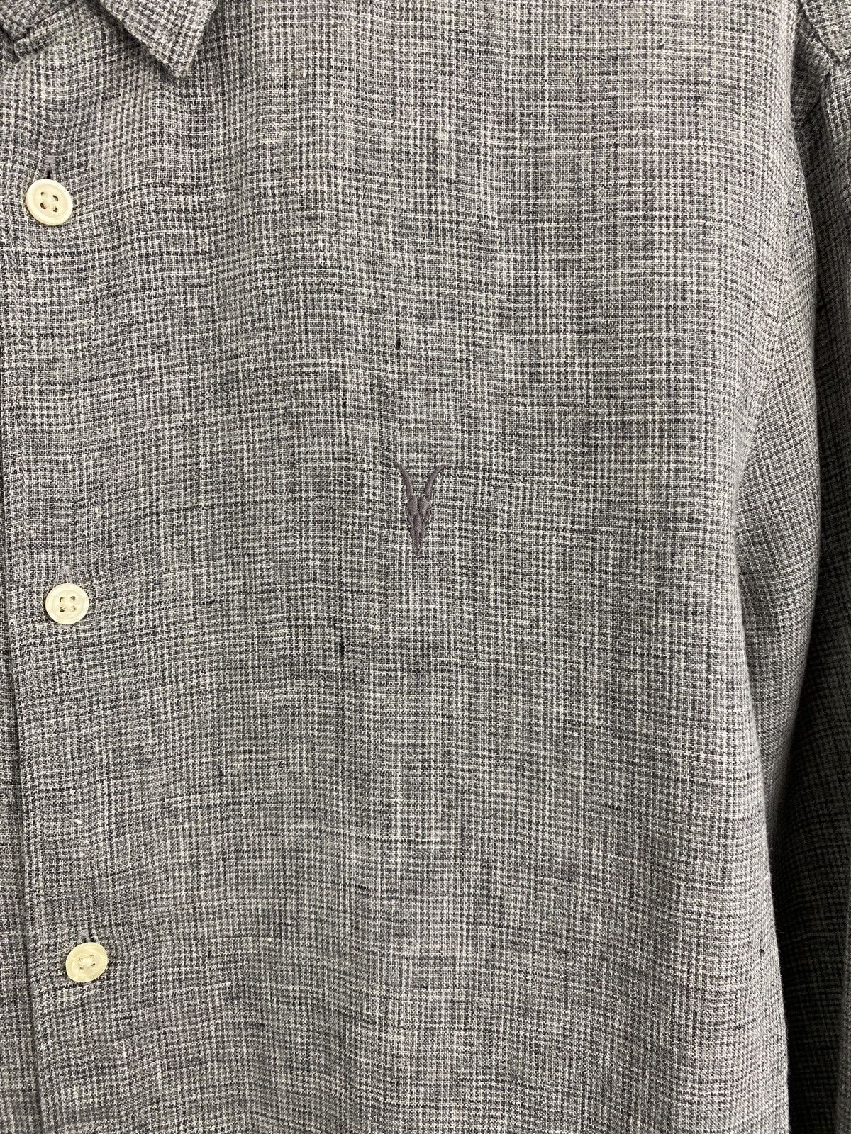 Allsaints Allsaints Linen 100% Shirt Retro Rare Hype Y2K Size US L / EU 52-54 / 3 - 4 Thumbnail