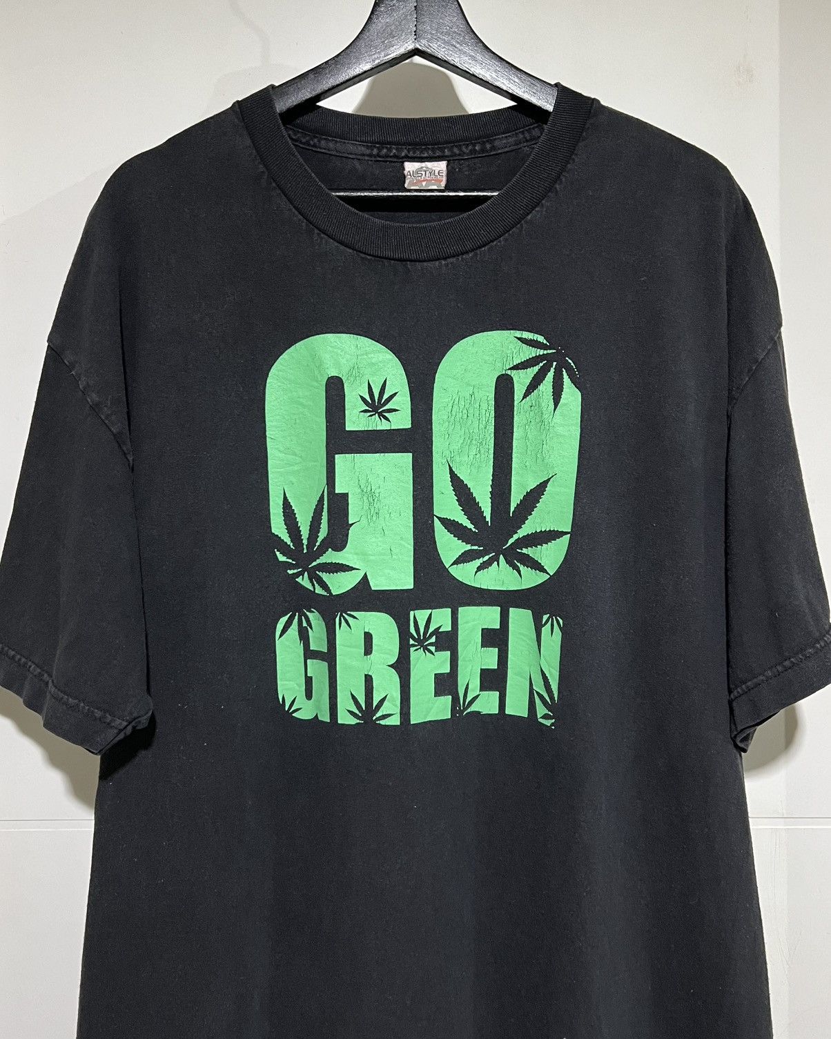 Vintage Faded Vintage Go Green Tees Size US XL / EU 56 / 4 - 1 Thumbnail