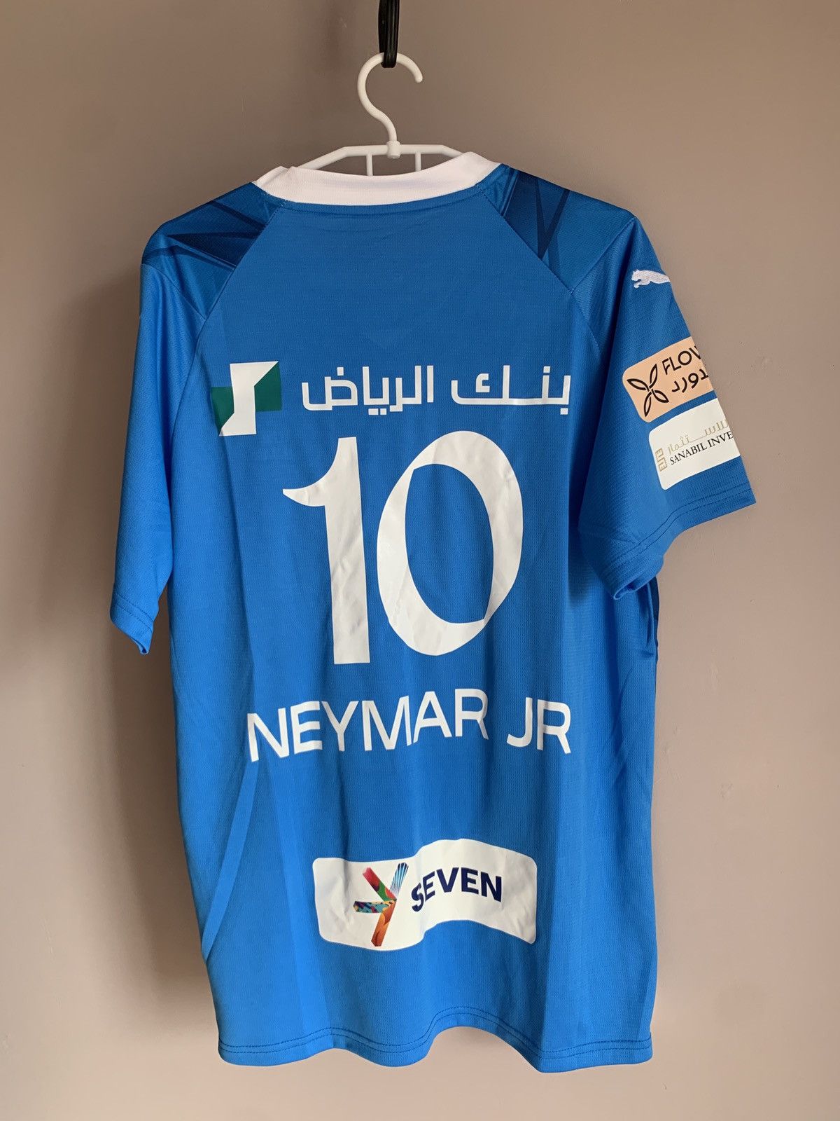 Al-Hilal Home Football Shirt Puma Soccer Jersey NEYMAR JR