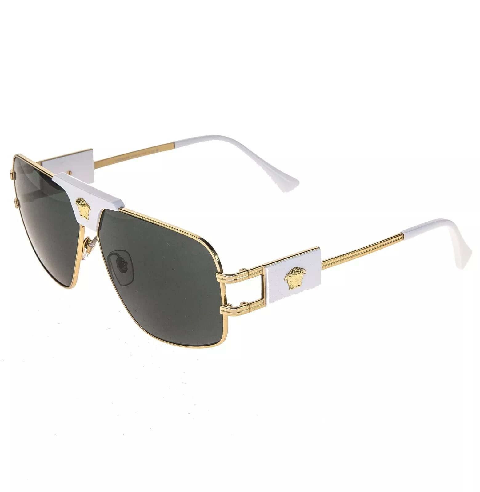 Versace VERSACE Medusa NAVIGATOR Gold Unisex Sunglasses VE2251 2251 Size ONE SIZE - 9 Thumbnail