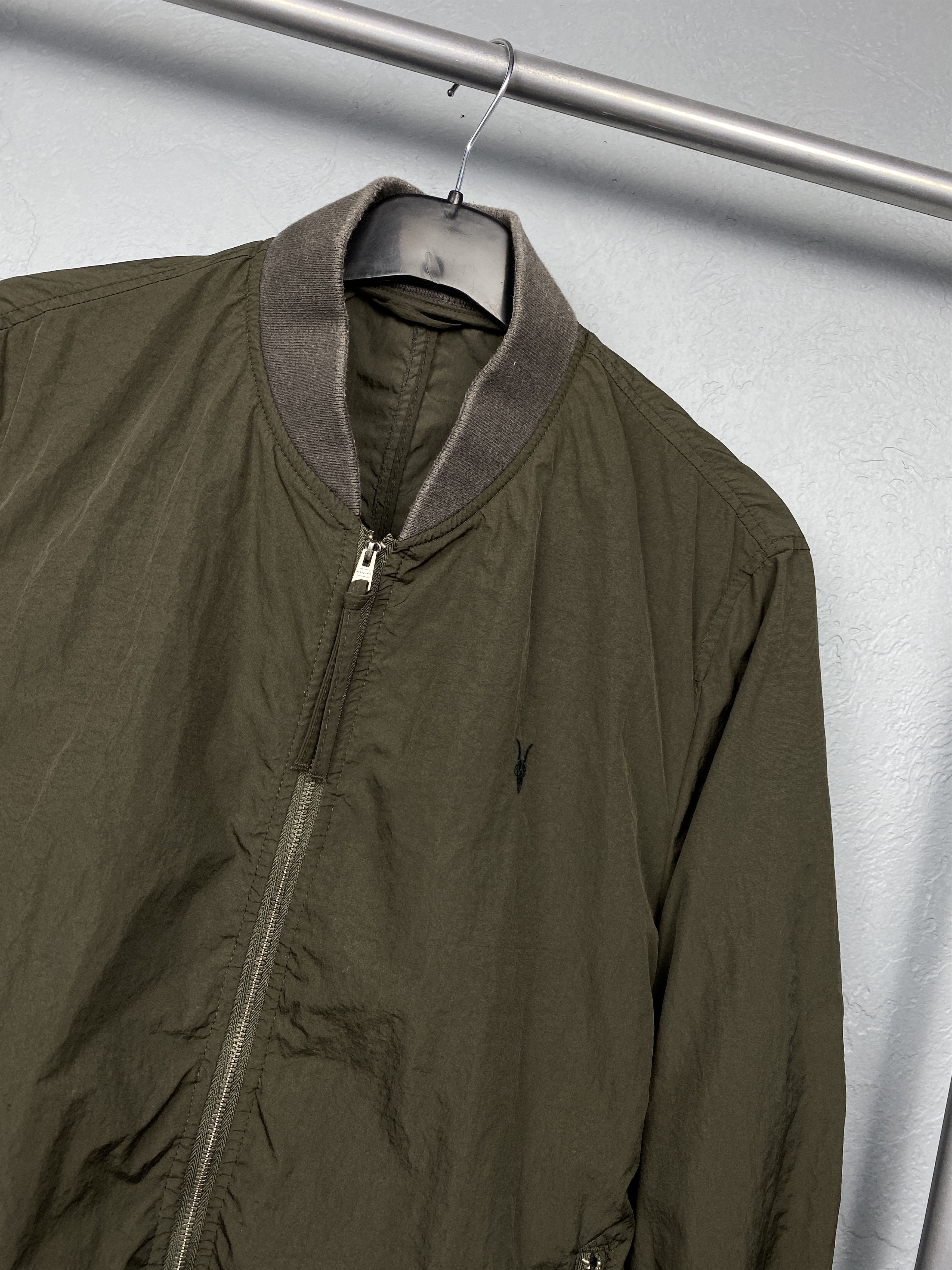 Allsaints Allsaints Vintage Mens Fleet Nylon Bomber Jacket Y2K Size US S / EU 44-46 / 1 - 2 Thumbnail