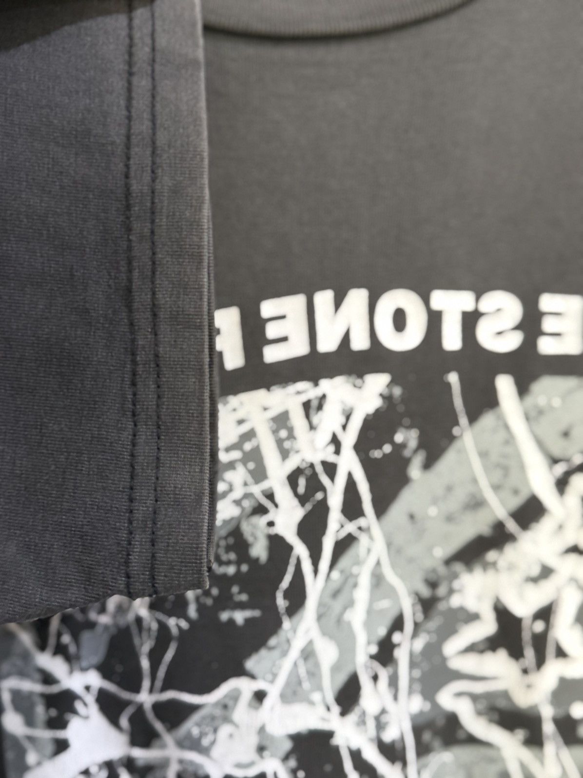 Number (N)ine Thrashed Vintage Number Nine X The Stone Roses Waterfall Tee Size US M / EU 48-50 / 2 - 7 Thumbnail