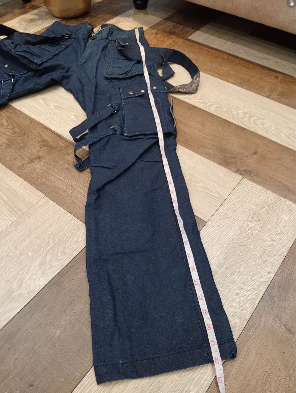 Seditionaries JAPANESE RAIN KING OF THE STREET BONDAGE PANTS - BLUE Size US 29 - 11 Thumbnail