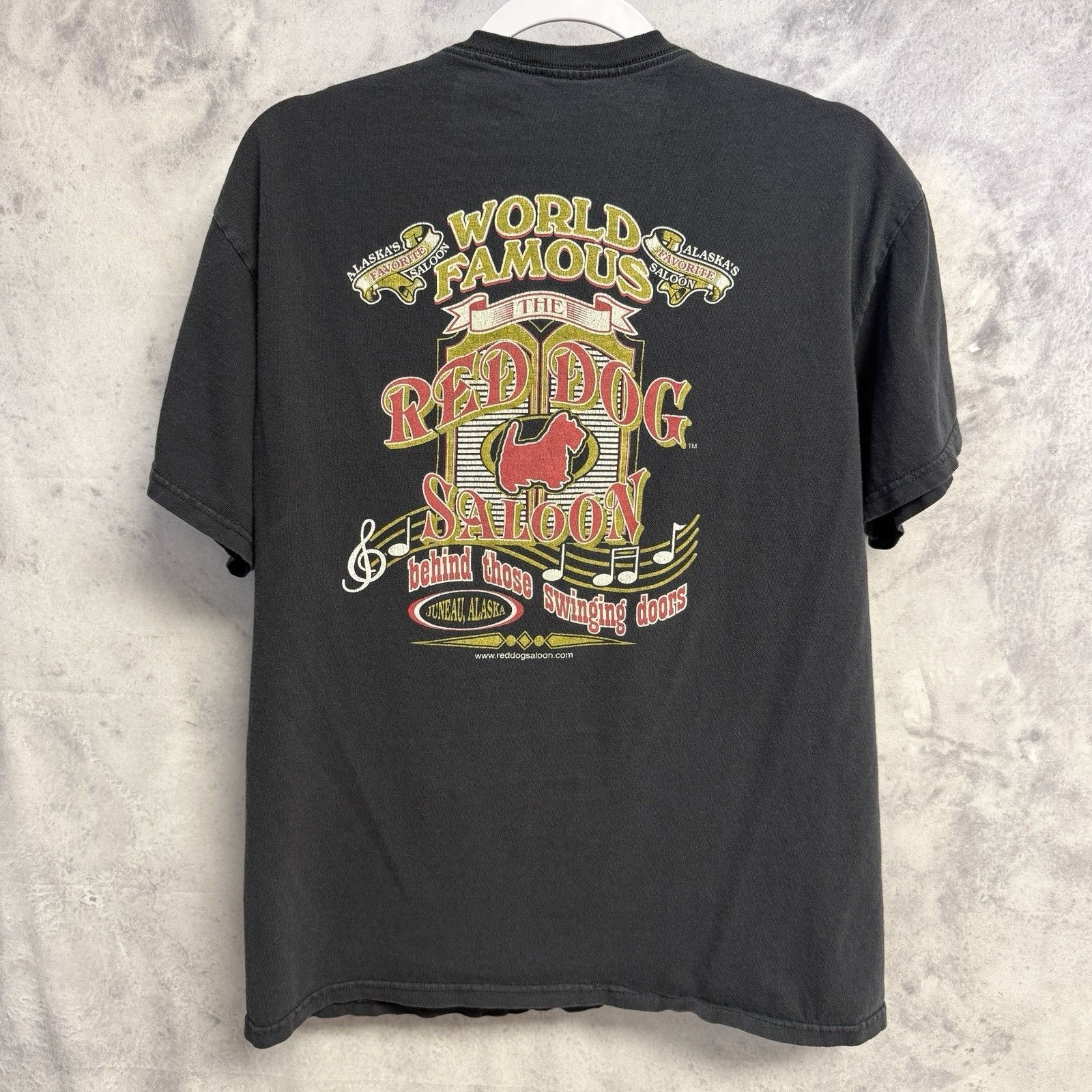 Vintage Vintage Red Dog Saloon T Shirt Mens Large Black Short Sleeve Size US L / EU 52-54 / 3 - 2 Thumbnail