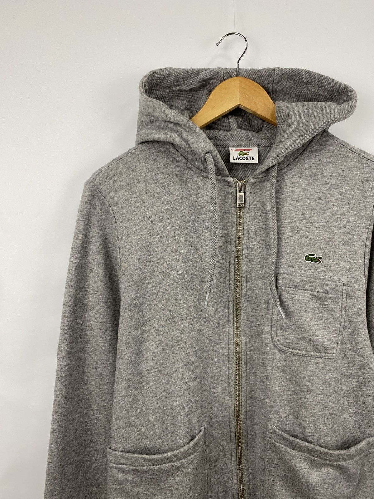 Lacoste 🇺🇸 Vintage Lacoste Clastic Zip Hoodie Rare Retro Hype Y2K Size US M / EU 48-50 / 2 - 3 Thumbnail