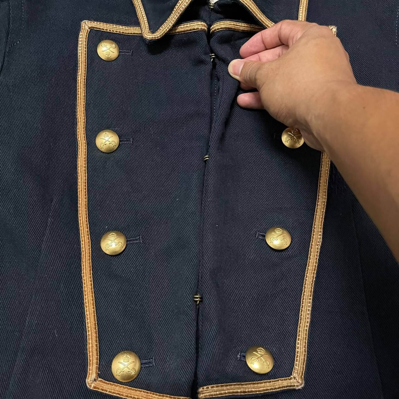 Japanese Brand Vintage Rico Gold Button Jacket Made in Japan Size US S / EU 44-46 / 1 - 6 Thumbnail