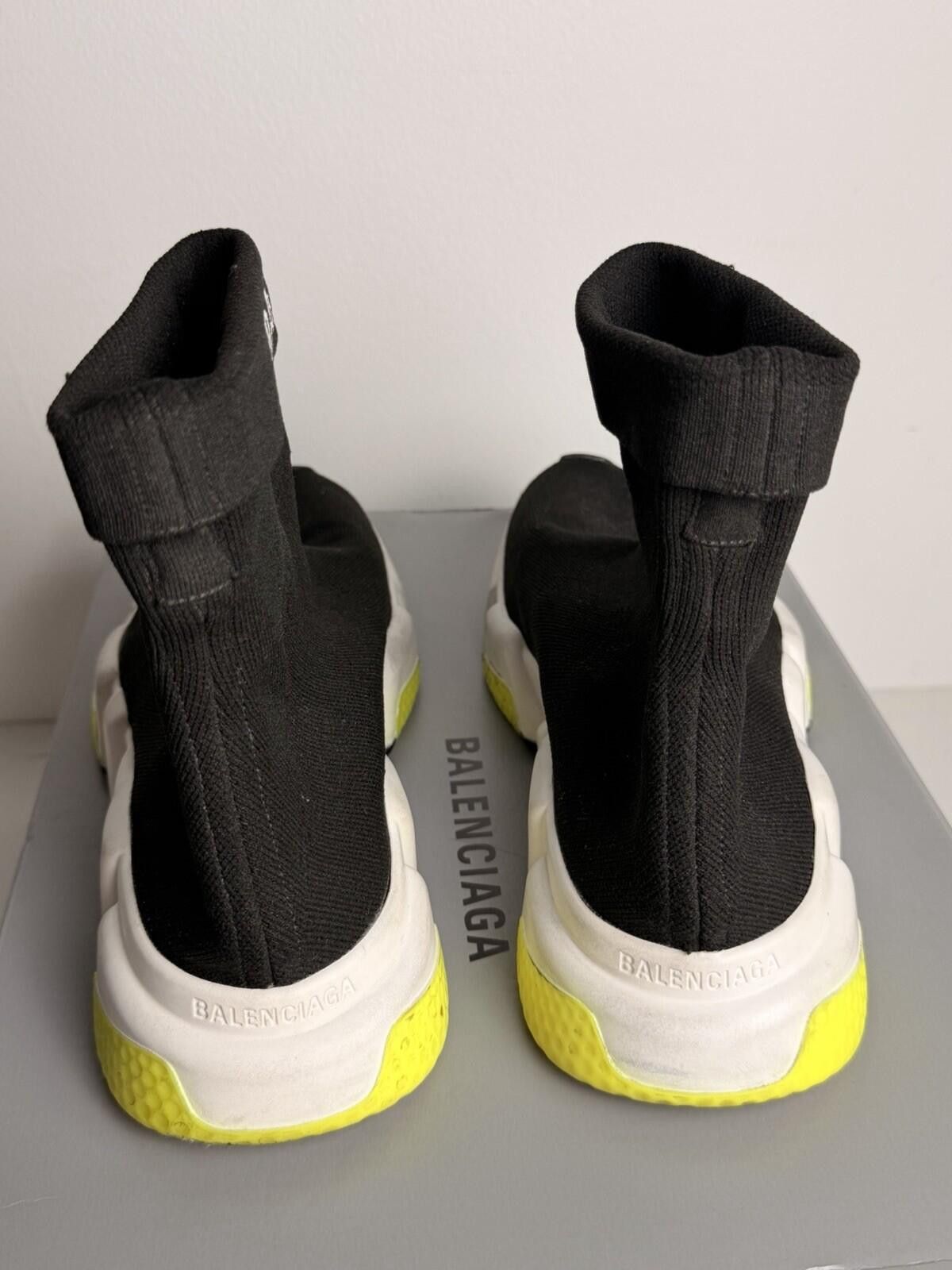 Balenciaga Balenciaga Speed Trainer Sneakers Black/White Women’s SZ 39 Size US 9 / IT 39 - 4 Thumbnail