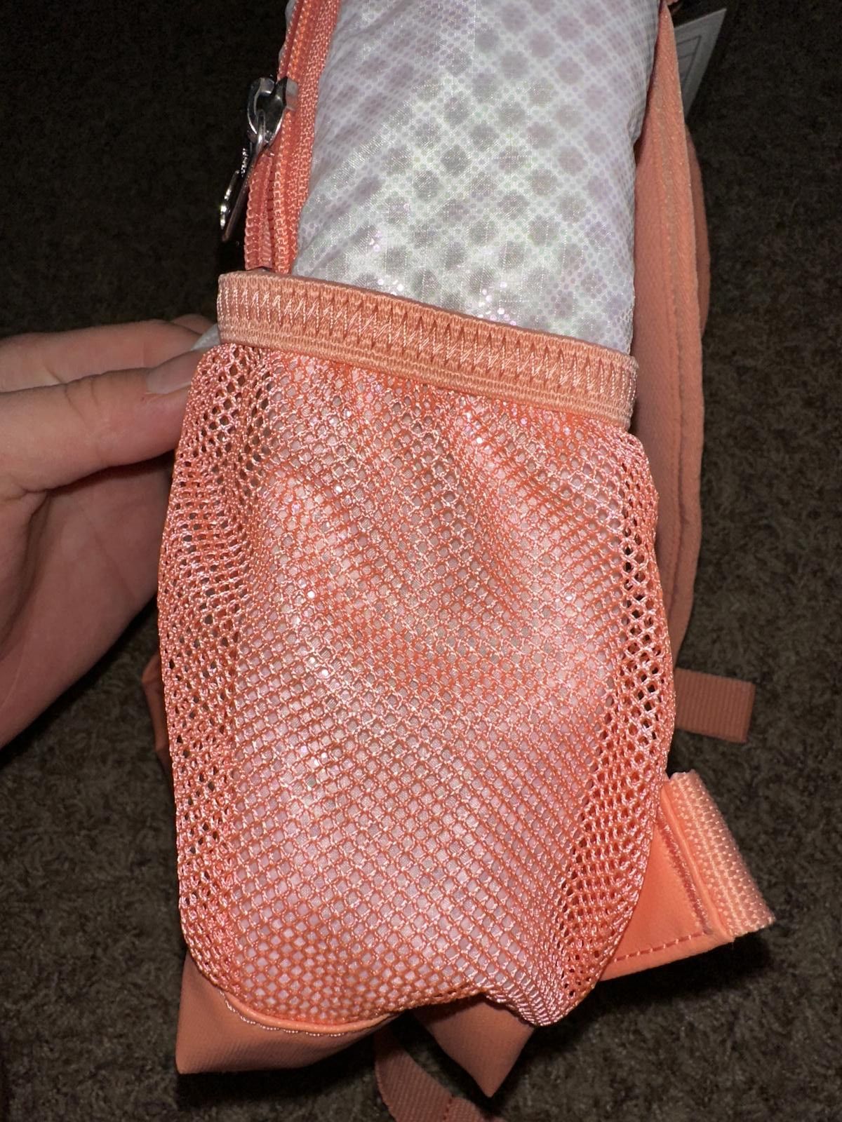 Nike Nike Kids Girl’s Brasilia Just Do It JDI Mini Air3 Pink/White Backpack Sample Size ONE SIZE - 11 Thumbnail