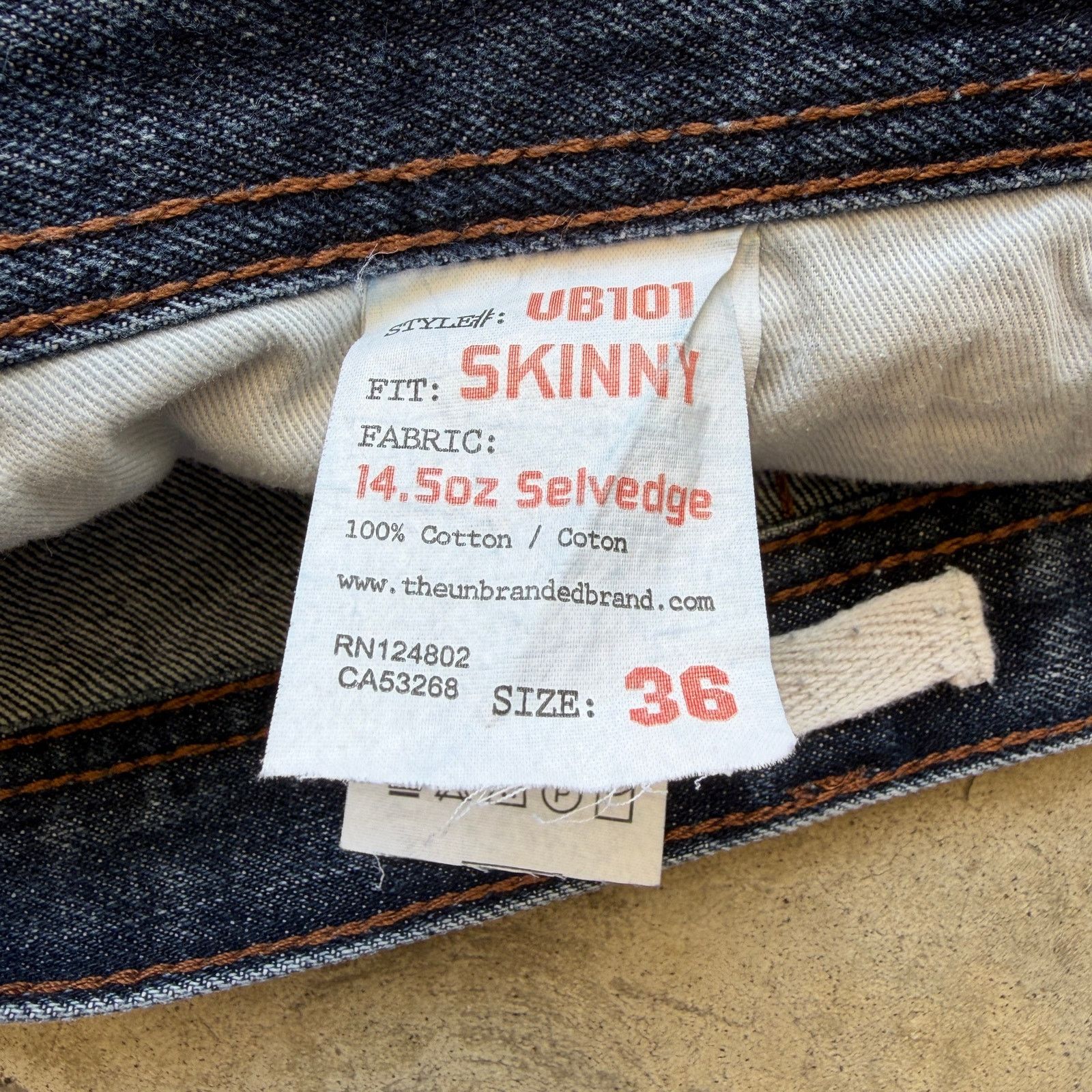 Other Unbranded Brand UB101 Selvedge Denim Shorts 14.5oz Raw Size US 36 / EU 52 - 4 Thumbnail