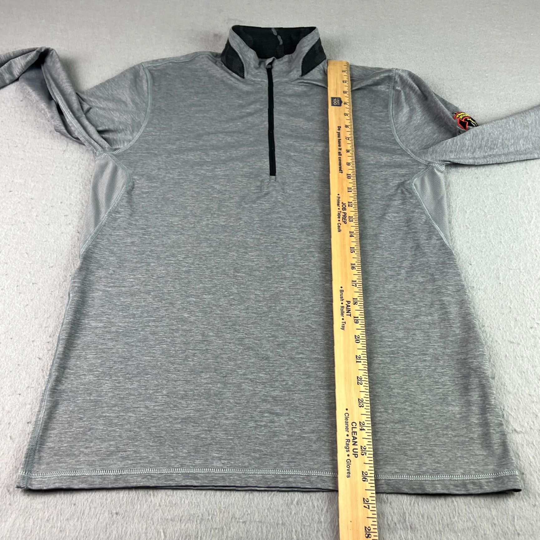 Vintage Greyson Mens Small Gray 1/4 Zip Pullover Lightweight Golf Performance Mock Neck Shirt Size US S / EU 44-46 / 1 - 6 Thumbnail