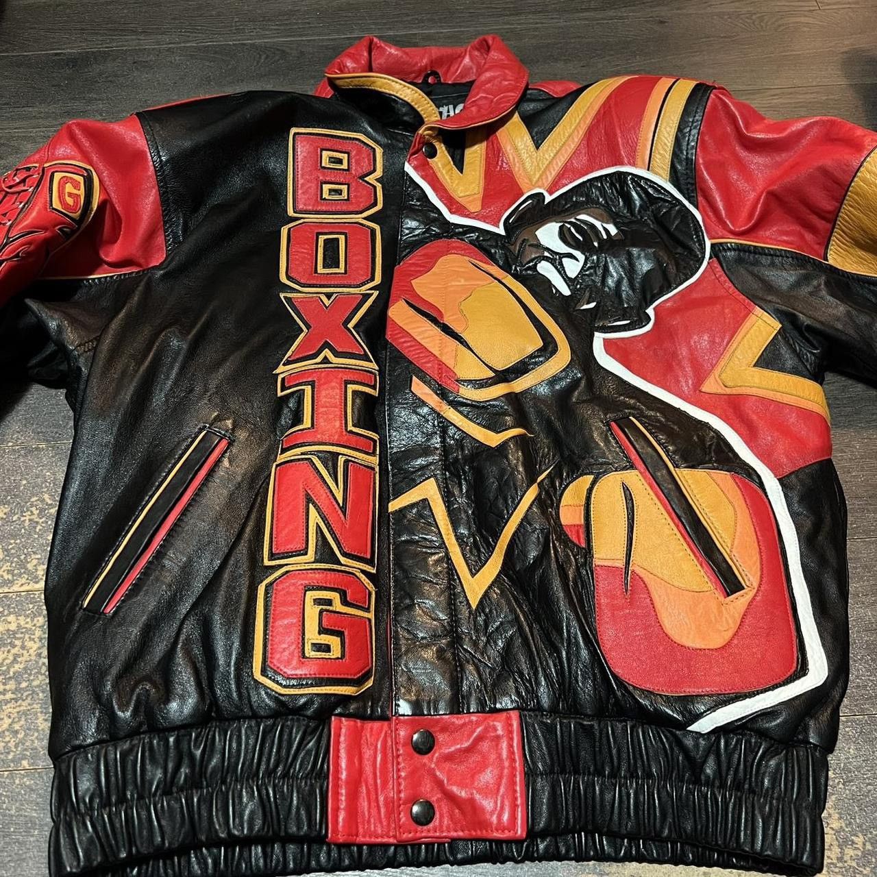 Vintage Vintage Maziar leather gallery boxing leather jacket