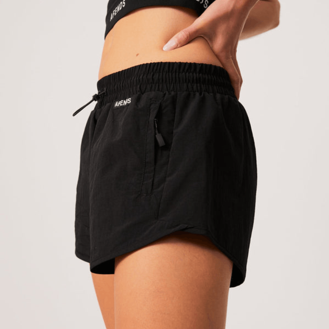 Afends NWT Afends - Pala Recycled Nylon Spray Shorts Black - Small Size 27" / US 4 / IT 40 - 6 Thumbnail