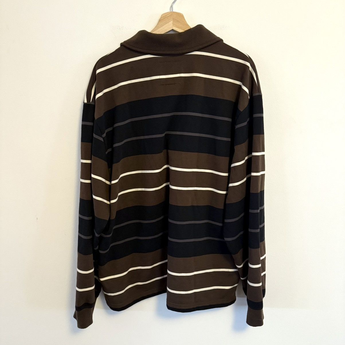 Vans Vans High Hat Fleece Quarter Zip Striped Shirt Sweater Size US XL / EU 56 / 4 - 4 Thumbnail