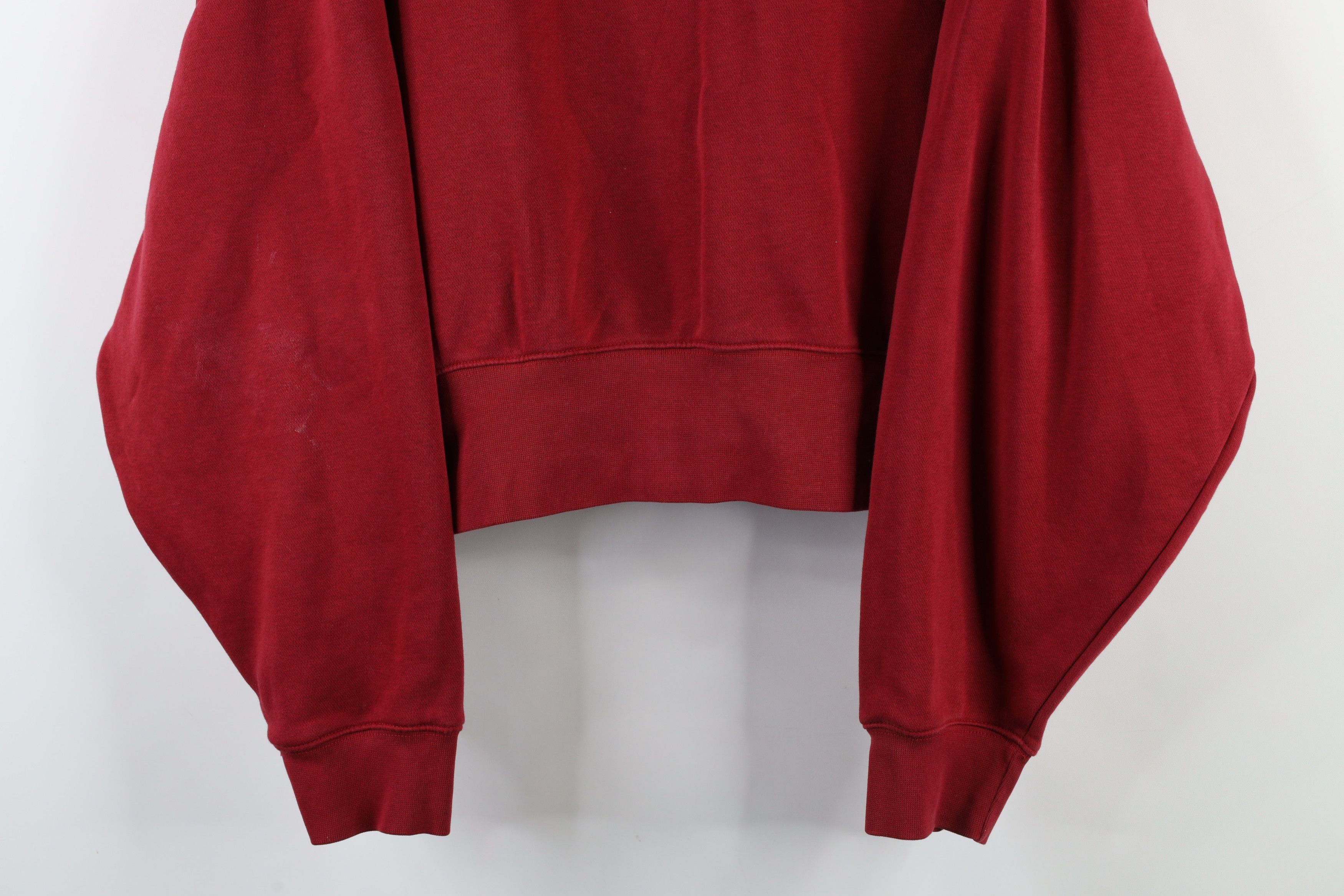 Nike × Vintage Vintage Nike Center Swoosh Boxy Oversized Cropped Sweatshirt Size S / US 4 / IT 40 - 3 Thumbnail