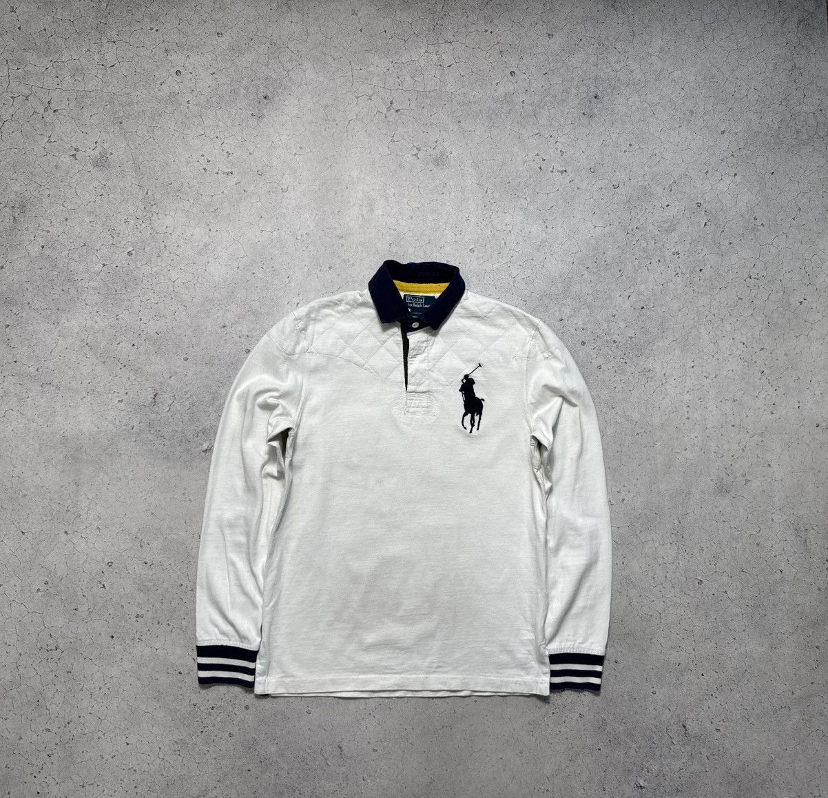 Polo Ralph Lauren Polo Ralph Lauren #6 Rugby Sweatshirt Big Pony PRL White Size US S / EU 44-46 / 1 - 1 Thumbnail