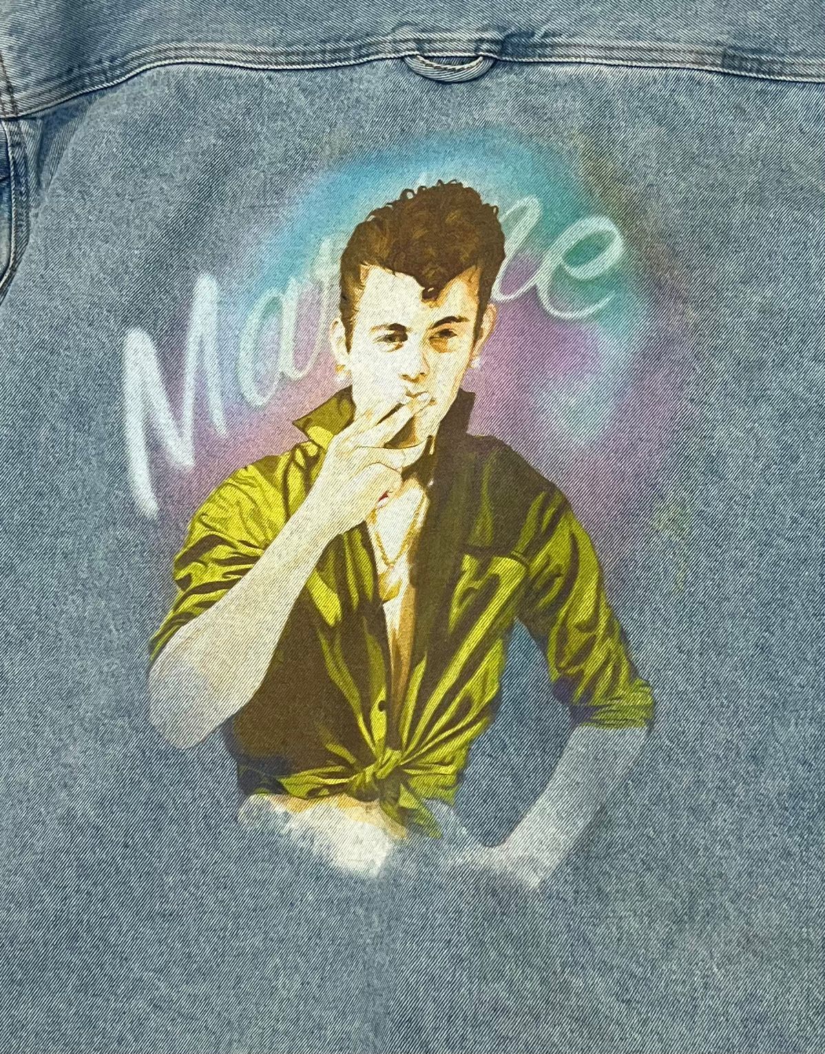 Martine Rose Denim shirt with retro airbrush on reverse Size US XL / EU 56 / 4 - 6 Thumbnail