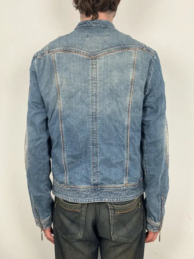 Just Cavalli SS2005 Cavalli Blue Contemporary Multi-Pocket Denim Jacket Size US M / EU 48-50 / 2 - 3 Thumbnail