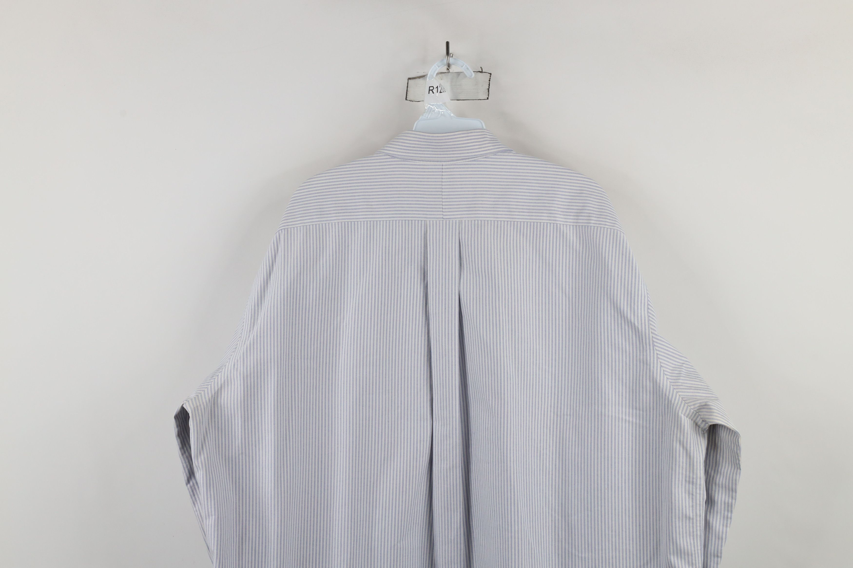 L.L. Bean × Vintage Vintage 90s LL Bean Oxford Pinstriped Button Down Shirt Size US L / EU 52-54 / 3 - 12 Thumbnail